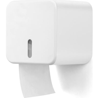 Vision Porte-papier Toilette Mural, Distributeur Et Support De Rouleau, Étanche Et Anti-poussière Pour Salle De Bain Et Toilettes (blanc) - Publicité Vision Porte-papier Toilette Mural, Distributeur Et Support De Rouleau, Étanche Et Anti-poussière Pour Salle De Bain Et Toilettes (blanc) - Publicité