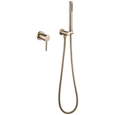 ACKERMAN Système De Douche Encastré En Or, Ensemble De Douche À Main Mural Avec Pomme De Douche Et Flexible, Ensemble De Mitigeur De Douche En Laiton - Publicité ACKERMAN Système De Douche Encastré En Or, Ensemble De Douche À Main Mural Avec Pomme De Douche Et Flexible, Ensemble De Mitigeur De Douche En Laiton - Publicité