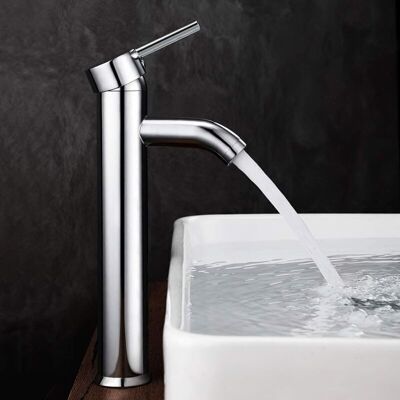 Melissa Robinet Lavabo,salle Bain Avec Haut Mitigeur Lavabo Pour Lavabo Ou Vasque De Salle Bain, Chaude Et Froide Réglable De Mitigeur Lavabo, Laiton Chromé (gris Argenté)..debuns - Publicité Melissa Robinet Lavabo,salle Bain Avec Haut Mitigeur Lavabo Pour Lavabo Ou Vasque De Salle Bain, Chaude Et Froide Réglable De Mitigeur Lavabo, Laiton Chromé (gris Argenté)..debuns - Publicité
