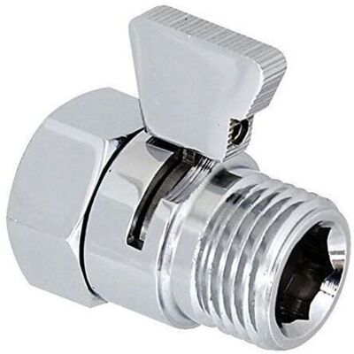 Zanussi Robinet D'Arrêt De Douche/douchette/bidet À Piston En Laiton Contrôle De Débit Pièce De Rechange Universelle - Publicité Zanussi Robinet D'Arrêt De Douche/douchette/bidet À Piston En Laiton Contrôle De Débit Pièce De Rechange Universelle - Publicité