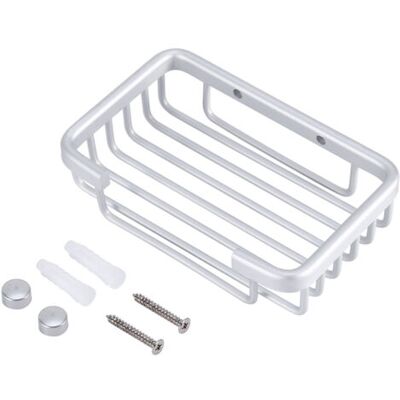 ABYSSE Porte-savon Mural En Aluminium Pour Salle De Bain Et Douche - Dimensions Approximatives : 128 X 88 X 30 Mm - Publicité ABYSSE Porte-savon Mural En Aluminium Pour Salle De Bain Et Douche - Dimensions Approximatives : 128 X 88 X 30 Mm - Publicité