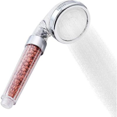 Melissa 3 Modes Ajustable Pommeau Filtre Douche Anti Calcaire Haute Pression Pommeau Douche Economiseur D'Eau Remplaçable Système De Filtrage Lonique Douchette Douche Salle De Bain Et Wc - Publicité Melissa 3 Modes Ajustable Pommeau Filtre Douche Anti Calcaire Haute Pression Pommeau Douche Economiseur D'Eau Remplaçable Système De Filtrage Lonique Douchette Douche Salle De Bain Et Wc - Publicité
