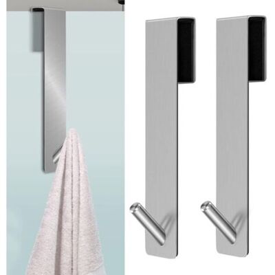 ABYSSE 2 Pcs Crochets De Porte De Douche,accroche Serviette Avec Couches En Mousse,crochets De Porte Pour Cabine De Douche Paroi De Douche En Verre Paroi De Douche En Verre(argent) - Publicité ABYSSE 2 Pcs Crochets De Porte De Douche,accroche Serviette Avec Couches En Mousse,crochets De Porte Pour Cabine De Douche Paroi De Douche En Verre Paroi De Douche En Verre(argent) - Publicité