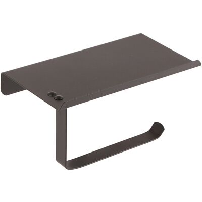 HEAT Porte-essuie-tout En Acier Inoxydable, Sans Perforation, Distributeur De Papier Toilette Double Usage Pour Salle De Bain K6 Noir - Publicité HEAT Porte-essuie-tout En Acier Inoxydable, Sans Perforation, Distributeur De Papier Toilette Double Usage Pour Salle De Bain K6 Noir - Publicité