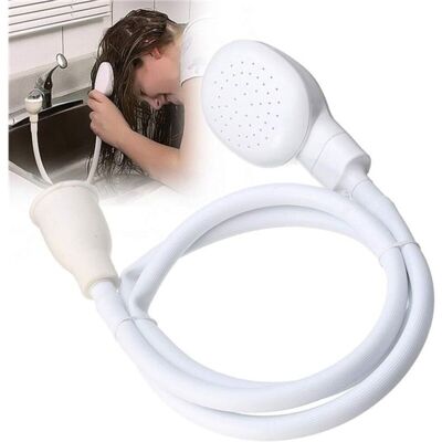ACKERMAN Baignoire, Lavabo, Douchette, Mitigeur De Pression Pour Animaux De Compagnie, Pommeau De Douche, 1,3 M, Joint En Caoutchouc (blanc) - Publicité ACKERMAN Baignoire, Lavabo, Douchette, Mitigeur De Pression Pour Animaux De Compagnie, Pommeau De Douche, 1,3 M, Joint En Caoutchouc (blanc) - Publicité