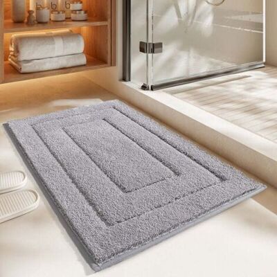 ABYSSE (gris,40x60cm)tapis De Bain Antidérapant,tapis Salle Bain Moelleux En Microfibre,absorbant L'Eau,lavable En Machine,extra Epais Tapis De Douche Pour Salle De Bain - Publicité ABYSSE (gris,40x60cm)tapis De Bain Antidérapant,tapis Salle Bain Moelleux En Microfibre,absorbant L'Eau,lavable En Machine,extra Epais Tapis De Douche Pour Salle De Bain - Publicité