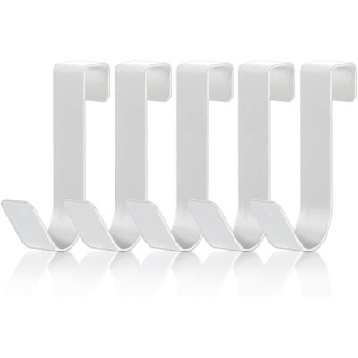 GRASSLIN 5 Crochets Porte-serviettes Acier Inoxydable, 7,5 Cm, Sans Perçage, Pour Porte Verre Bois Salle De Bain - Publicité GRASSLIN 5 Crochets Porte-serviettes Acier Inoxydable, 7,5 Cm, Sans Perçage, Pour Porte Verre Bois Salle De Bain - Publicité