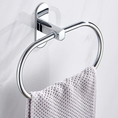 ABYSSE Anneau Porte-serviettes Sans Perçage, Porte-serviettes Rond, Porte-serviettes De Salle De Bain En Acier Inoxydable, Adhésif Breveté, Porte-serviettes Autocollant, Crochet Porte-serviettes Autoc - Publicité ABYSSE Anneau Porte-serviettes Sans Perçage, Porte-serviettes Rond, Porte-serviettes De Salle De Bain En Acier Inoxydable, Adhésif Breveté, Porte-serviettes Autocollant, Crochet Porte-serviettes Autoc - Publicité