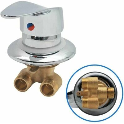 Melissa Debuns – Mitigeur Thermostatique De Douche En Laiton Massif Chromé – Filetage G1/2 – Cartouche Céramique – Clapets Anti-retour Intégrés - Publicité Melissa Debuns – Mitigeur Thermostatique De Douche En Laiton Massif Chromé – Filetage G1/2 – Cartouche Céramique – Clapets Anti-retour Intégrés - Publicité