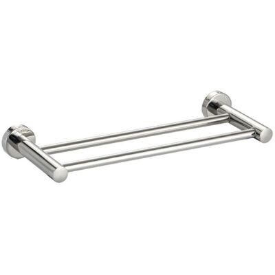 PELTOR Porte-serviettes Double Porte Serviettes De Salle De Bain 40cm 2 Barres Porte Serviette Mural Acier Inoxydable Sus304 Finition Brossé - Publicité PELTOR Porte-serviettes Double Porte Serviettes De Salle De Bain 40cm 2 Barres Porte Serviette Mural Acier Inoxydable Sus304 Finition Brossé - Publicité