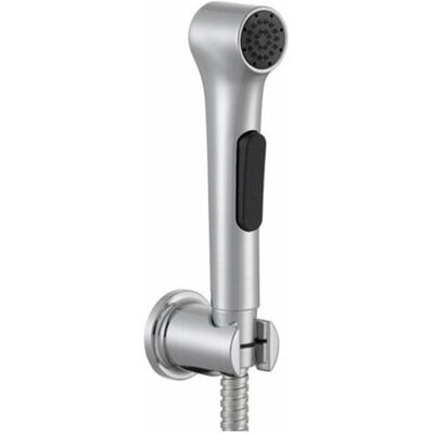 Zanussi Douchette Wc Chromée + Support + Flexible - Publicité Zanussi Douchette Wc Chromée + Support + Flexible - Publicité