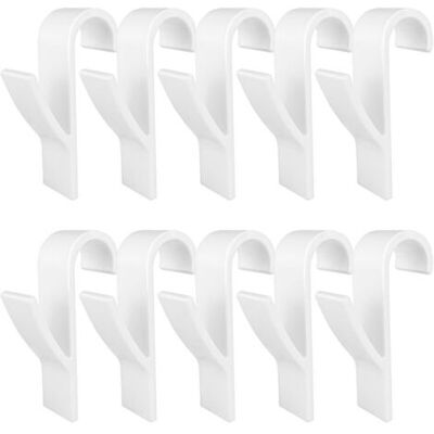 ABYSSE 10 Pièces Crochet Seche Serviette,crochet Radiateur Seche Serviette,peignoirs,plastique,pour Tous Les Radiateurs Standards,salle De Bain Et Cuisine,flexibles,amovibles(blanc) - Publicité ABYSSE 10 Pièces Crochet Seche Serviette,crochet Radiateur Seche Serviette,peignoirs,plastique,pour Tous Les Radiateurs Standards,salle De Bain Et Cuisine,flexibles,amovibles(blanc) - Publicité