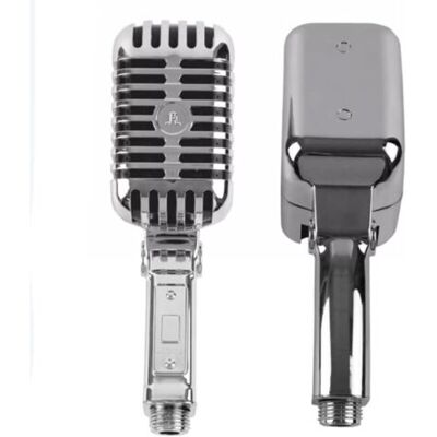 ABYSSE Pommeau De Douche Avec Microphone, Pommeau De Douche Haute Pression Amovible, Douchette, Pommeau De Douche Original En Forme De Microphone : Amusez-vous À Chanter - Publicité ABYSSE Pommeau De Douche Avec Microphone, Pommeau De Douche Haute Pression Amovible, Douchette, Pommeau De Douche Original En Forme De Microphone : Amusez-vous À Chanter - Publicité