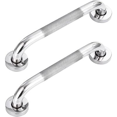 Generic Lot De 2 Barres D'Appui De Salle De Bain En Acier Inoxydable 304 Avec Poignée Antidérapante,pour Baignoire,toilettes, Salle De Bain, Rampe D'Escalier - Publicité Generic Lot De 2 Barres D'Appui De Salle De Bain En Acier Inoxydable 304 Avec Poignée Antidérapante,pour Baignoire,toilettes, Salle De Bain, Rampe D'Escalier - Publicité