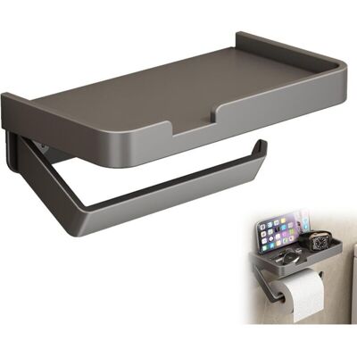 PELTOR Porte Papier Toilette,porte Rouleau Papier Toilette Adhésif,rouleau Avec Etagère Bambou Distributeur Papier Wc Support Mural Pour Salle De Bain - Publicité PELTOR Porte Papier Toilette,porte Rouleau Papier Toilette Adhésif,rouleau Avec Etagère Bambou Distributeur Papier Wc Support Mural Pour Salle De Bain - Publicité