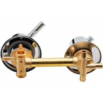 Melissa Debuns – Mitigeur De Baignoire En Laiton – Sortie 3 Voies – Entraxe 12,5 Cm – Finition Poli – Pour Cabine De Douche Ou Hammam - Publicité Melissa Debuns – Mitigeur De Baignoire En Laiton – Sortie 3 Voies – Entraxe 12,5 Cm – Finition Poli – Pour Cabine De Douche Ou Hammam - Publicité