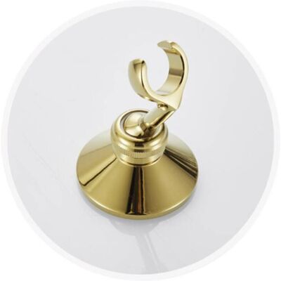 ACKERMAN Support De Douche, Support De Pommeau De Douche, Ensemble De Douche, Pour Salle De Bain Et Douche Support En Cuivre (couleur : Or) - Publicité ACKERMAN Support De Douche, Support De Pommeau De Douche, Ensemble De Douche, Pour Salle De Bain Et Douche Support En Cuivre (couleur : Or) - Publicité