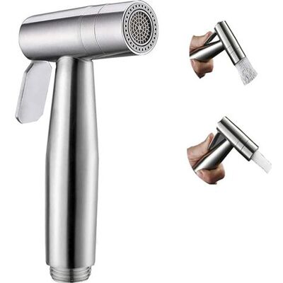 SANS MARQUE Douchette Wc - Double Fonction Douchette Toilette Wc En Acier Inoxydable,interface G1/2 Standard,économies D'Eau Pulvérisateur De Bidet Pour Le Nettoyage Des Toilettes Et Le Bain Des Animaux Domestiqu - Publicité SANS MARQUE Douchette Wc - Double Fonction Douchette Toilette Wc En Acier Inoxydable,interface G1/2 Standard,économies D'Eau Pulvérisateur De Bidet Pour Le Nettoyage Des Toilettes Et Le Bain Des Animaux Domestiqu - Publicité