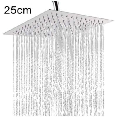 SANS MARQUE Pommeau De Douche Douchette Carrée 25x25cm Pomme De Douche Pluie Réglable Haute Pression Ultra-fine-karteo - Publicité SANS MARQUE Pommeau De Douche Douchette Carrée 25x25cm Pomme De Douche Pluie Réglable Haute Pression Ultra-fine-karteo - Publicité