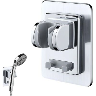Melissa 1pièces Support Pommeau De Douche, Support De Douche, Sans Percage, Support Douchette, Adhésif, Réglable, Imperméable, Pour Salle De Bain Et Hôtel, Installation Facile, Chromé, Abs - Publicité Melissa 1pièces Support Pommeau De Douche, Support De Douche, Sans Percage, Support Douchette, Adhésif, Réglable, Imperméable, Pour Salle De Bain Et Hôtel, Installation Facile, Chromé, Abs - Publicité