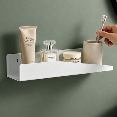 Mai & Mai Étagère Murale De Rangement En Acier Carbone Support Rangement Au Mur Étagère Douche À Poser Pour Salle De Bain Cuisine Chambre Blanc 500x100x100 Mm Reglo-15 - Publicité Mai & Mai Étagère Murale De Rangement En Acier Carbone Support Rangement Au Mur Étagère Douche À Poser Pour Salle De Bain Cuisine Chambre Blanc 500x100x100 Mm Reglo-15 - Publicité