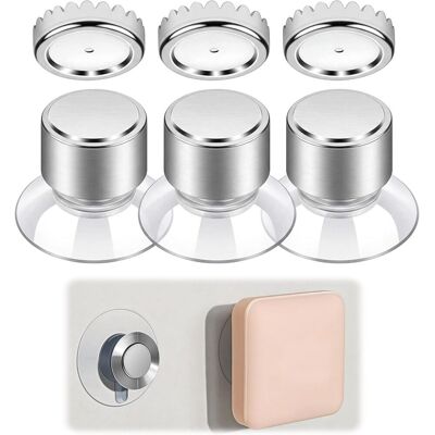 GRASSLIN 3 Pièces Porte Savon, Aimanté, Ventouse, Acier Inoxydable, Sans Percage, Salle De Bain - Publicité GRASSLIN 3 Pièces Porte Savon, Aimanté, Ventouse, Acier Inoxydable, Sans Percage, Salle De Bain - Publicité