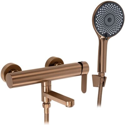 Robinet De Baignoire Rea Arcos Brush Copper - Publicité Robinet De Baignoire Rea Arcos Brush Copper - Publicité