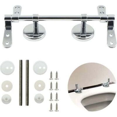 ABYSSE Charniere Abattant Wc Charnière Fixation Inox - Remplacement Siège Toilette Charnières D'Abattant Acier Inoxydable Kit Pour Longue Fixe Fixations Convient Plupart Des Styles - Publicité ABYSSE Charniere Abattant Wc Charnière Fixation Inox - Remplacement Siège Toilette Charnières D'Abattant Acier Inoxydable Kit Pour Longue Fixe Fixations Convient Plupart Des Styles - Publicité