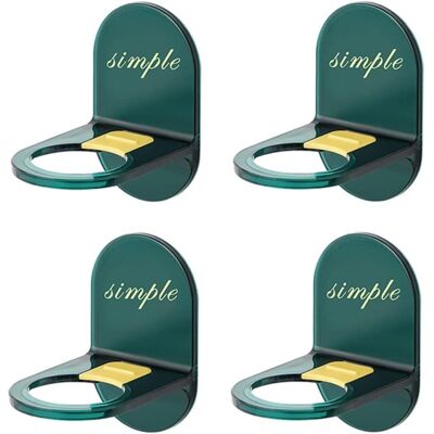 MOXIE Lot De 4 Gel Douche Porte-bouteille Mural Support Pour Pompe À Main Installation Facile Distributeur De Shampoing Auto-adhésif Porte-bouteille Porte-savon Pour Cuisine De Bain - Publicité MOXIE Lot De 4 Gel Douche Porte-bouteille Mural Support Pour Pompe À Main Installation Facile Distributeur De Shampoing Auto-adhésif Porte-bouteille Porte-savon Pour Cuisine De Bain - Publicité