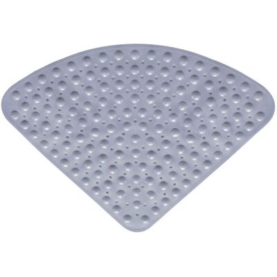 PELTOR 54x54cm,sector Tapis De Douche D'Angle En Caoutchouc, Tapis De Bain Antidérapant Quadrant Tapis Antibactérien Avec Ventouses Pour Douche Ou Baignoire - Publicité PELTOR 54x54cm,sector Tapis De Douche D'Angle En Caoutchouc, Tapis De Bain Antidérapant Quadrant Tapis Antibactérien Avec Ventouses Pour Douche Ou Baignoire - Publicité