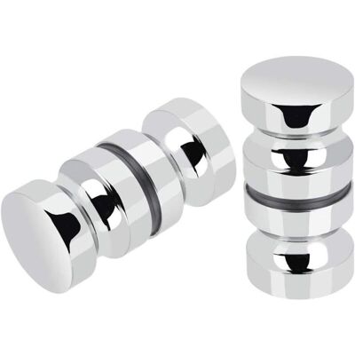Melissa 2 Paires De Boutons Inox De Porte De Douche Coulissante Poignées De Porte De Douche En Verre Pour Salle De Bain Cuisine Maison Bureau Hôtel - Publicité Melissa 2 Paires De Boutons Inox De Porte De Douche Coulissante Poignées De Porte De Douche En Verre Pour Salle De Bain Cuisine Maison Bureau Hôtel - Publicité