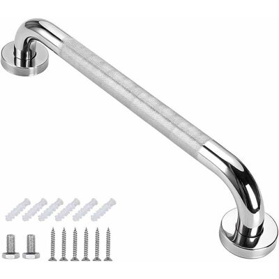 URSUS Barre De Baignoire 304,barre De Maintien, Rehausseur Wc Adulte, Barre D'Appui En Acier Inox De Bain Avec Grip Antidérapant, Salle De Bain, Barre De Douche Ventouse (40cm) - Publicité URSUS Barre De Baignoire 304,barre De Maintien, Rehausseur Wc Adulte, Barre D'Appui En Acier Inox De Bain Avec Grip Antidérapant, Salle De Bain, Barre De Douche Ventouse (40cm) - Publicité