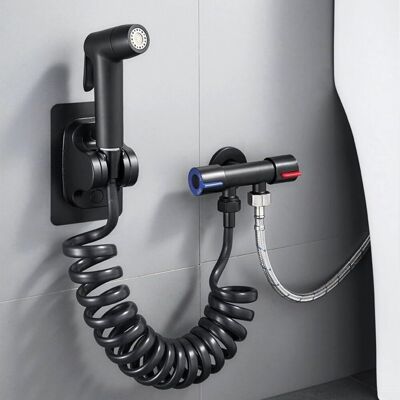OEM Pommeau De Pulvérisateur De Bidet Toilette Main, Buse Douche Pressurisée, Robinet Portable, Rinçage Multifonction Noir - Publicité OEM Pommeau De Pulvérisateur De Bidet Toilette Main, Buse Douche Pressurisée, Robinet Portable, Rinçage Multifonction Noir - Publicité