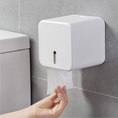 Vision Support Pour Papier Toilette, Distributeur Mural De Rouleaux De Papier Toilette, Étanche Et Anti-poussière - Pour Salle De Bain Et Toilettes (blanc) - Publicité Vision Support Pour Papier Toilette, Distributeur Mural De Rouleaux De Papier Toilette, Étanche Et Anti-poussière - Pour Salle De Bain Et Toilettes (blanc) - Publicité