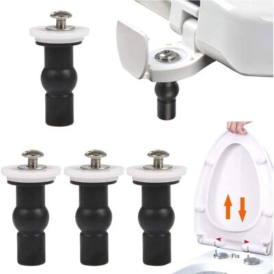 Scotch Wc Siège Abattant Wc Fixations Charnières, 4 Boulons À Expansion En Caoutchouc, Vis De Fixation Wc En Acier Inoxydable, Fixation De Rechange Lunette Convient À Toutes Les Toilettes(14 - Publicité Scotch Wc Siège Abattant Wc Fixations Charnières, 4 Boulons À Expansion En Caoutchouc, Vis De Fixation Wc En Acier Inoxydable, Fixation De Rechange Lunette Convient À Toutes Les Toilettes(14 - Publicité