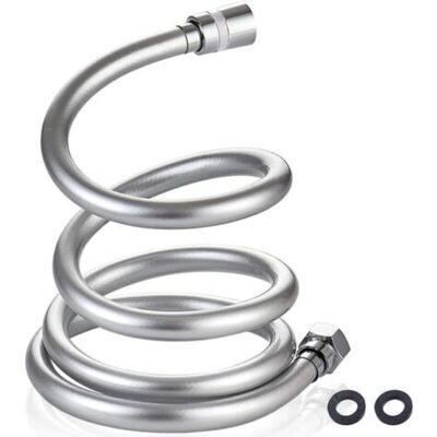 ABYSSE Tuyau De Douche 2m/79pouces Flexible Anti Torsion,tuyau De Douche À Main De Rechange, Standard G 1/2 - Publicité ABYSSE Tuyau De Douche 2m/79pouces Flexible Anti Torsion,tuyau De Douche À Main De Rechange, Standard G 1/2 - Publicité