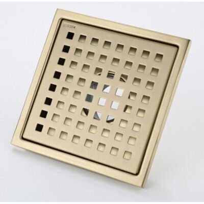 URSUS Caniveau De Douche Or Acier Inoxydable Carré 15x15cm Drain De Douche Siphon De Sol Drain De Plancher Avec Couvercle De Siphon De Sol, Noyau Désodorisant En Laiton,brushed Gold [classe Énergé - Publicité URSUS Caniveau De Douche Or Acier Inoxydable Carré 15x15cm Drain De Douche Siphon De Sol Drain De Plancher Avec Couvercle De Siphon De Sol, Noyau Désodorisant En Laiton,brushed Gold [classe Énergé - Publicité