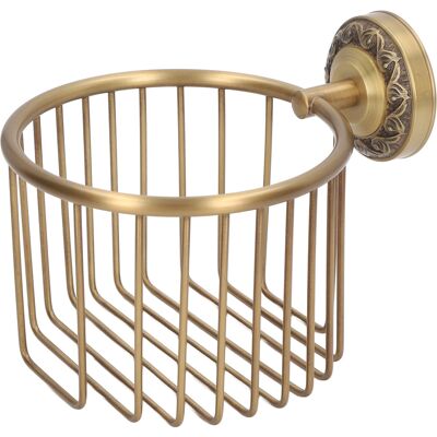 HEAT Porte-rouleau De Papier Toilette Antique En Laiton, Fixation Murale Stable Et Sans Perçage, Pour Salle De Bain. Publicité HEAT Porte-rouleau De Papier Toilette Antique En Laiton, Fixation Murale Stable Et Sans Perçage, Pour Salle De Bain. Publicité