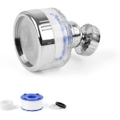 Melissa Filtre Anti Calcaire, Filtre De Robinet En Coton Pp Rotatif À 360 ° En Acier Inoxydable, Élément Filtrant De 4 Cm, Filtre De Robinet Pour Robinets, Baignoires Et Pommes De Douche - Publicité Melissa Filtre Anti Calcaire, Filtre De Robinet En Coton Pp Rotatif À 360 ° En Acier Inoxydable, Élément Filtrant De 4 Cm, Filtre De Robinet Pour Robinets, Baignoires Et Pommes De Douche - Publicité