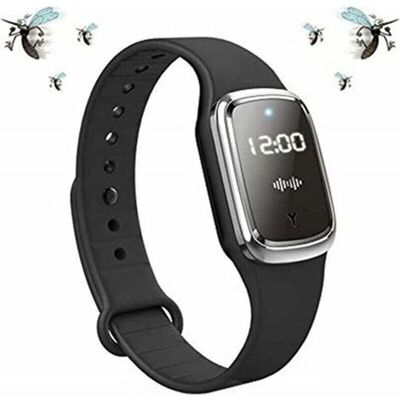 NO BRAND Pair Bracelet Épulsif Anti-moustiques Ultrasonique, Braceletanti-insectes Intelligent, Montre Bracelet Electronique Anti-moustique Avec Charge Usb/etanche/réutilisable, Pour Enfants Et Adultes (noir)- - Publicité NO BRAND Pair Bracelet Épulsif Anti-moustiques Ultrasonique, Braceletanti-insectes Intelligent, Montre Bracelet Electronique Anti-moustique Avec Charge Usb/etanche/réutilisable, Pour Enfants Et Adultes (noir)- - Publicité