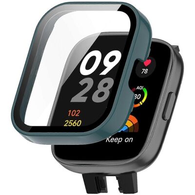 YUDO Étui De Protection 3 Pièces Pour Montre Connectée Xiaomi Redmi Watch Avec Protection D'Écran En Verre Trempé Et Protection Anti-chute-green - Publicité YUDO Étui De Protection 3 Pièces Pour Montre Connectée Xiaomi Redmi Watch Avec Protection D'Écran En Verre Trempé Et Protection Anti-chute-green - Publicité