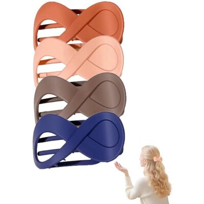 OEM Lot De 4 Pinces À Cheveux Plates Pour Femme, Pinces À Cheveux Plates Antidérapantes Pour Cheveux Épais Ou Fins, Accessoires De Cheveux Solides Pour Un Style Quotidien (4 Pièces) - Publicité OEM Lot De 4 Pinces À Cheveux Plates Pour Femme, Pinces À Cheveux Plates Antidérapantes Pour Cheveux Épais Ou Fins, Accessoires De Cheveux Solides Pour Un Style Quotidien (4 Pièces) - Publicité
