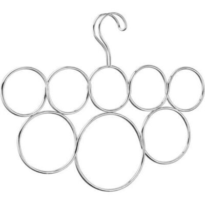 ABYSSE (argent) Porte-écharpes 4 Pièces Avec 8 Anneaux, Rangement Suspendu En Métal Pour Écharpes, Cravates, Ceintures, Châles En Cachemire, Etc. Publicité ABYSSE (argent) Porte-écharpes 4 Pièces Avec 8 Anneaux, Rangement Suspendu En Métal Pour Écharpes, Cravates, Ceintures, Châles En Cachemire, Etc. Publicité