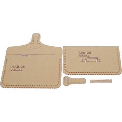 LBVIE Gabarits En Acrylique Pour Sacs, Porte-monnaie Et Portefeuilles En Cuir À Faire Soi-même - Publicité LBVIE Gabarits En Acrylique Pour Sacs, Porte-monnaie Et Portefeuilles En Cuir À Faire Soi-même - Publicité