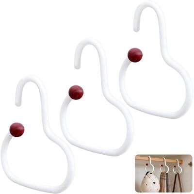 OEM Lot De 3 Porte Casquette Murale En Pp Blanc, Organiseur De Chapeaux Moderne Et Minimaliste, Support Pour Sacs Et Accessoires, Max 1kg - Support Mural De Capuchon, Porte-capuchon Gain De Place - Publicité OEM Lot De 3 Porte Casquette Murale En Pp Blanc, Organiseur De Chapeaux Moderne Et Minimaliste, Support Pour Sacs Et Accessoires, Max 1kg - Support Mural De Capuchon, Porte-capuchon Gain De Place - Publicité