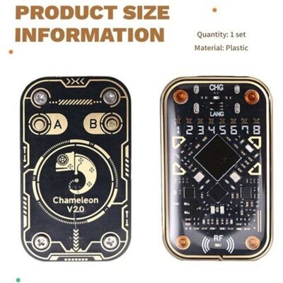 OEM Lecteur Émulateur Rfid Chameleon Ultra V2 Duplicateur Nfc Fréquence 125 Khz 13.56 Mhz Carte Porte-clés - Publicité OEM Lecteur Émulateur Rfid Chameleon Ultra V2 Duplicateur Nfc Fréquence 125 Khz 13.56 Mhz Carte Porte-clés - Publicité