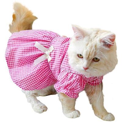 SHTE Robe À Carreaux Pour Chienne, Robe Pour Petite Chienne, Robe Pour Chatte, Jupe Pour Chienne - Taille M - Rose - Publicité SHTE Robe À Carreaux Pour Chienne, Robe Pour Petite Chienne, Robe Pour Chatte, Jupe Pour Chienne - Taille M - Rose - Publicité