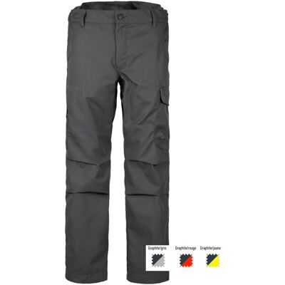 Pantalon Roadrunner Graphote/jaune T.50 - Bosseur - 12266 - Publicité Pantalon Roadrunner Graphote/jaune T.50 - Bosseur - 12266 - Publicité