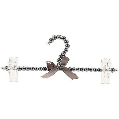 YUDO Cintre À Vêtements Princesse Avec Perles Et Nœud Papillon Pour Filles Et Enfants-grey - Publicité YUDO Cintre À Vêtements Princesse Avec Perles Et Nœud Papillon Pour Filles Et Enfants-grey - Publicité