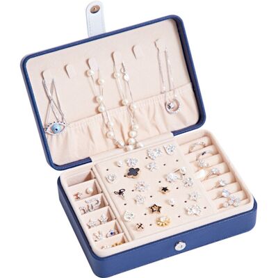 OEM Boîte À Bijoux Pour Femme Avec Boucle En Cuir Boîte À Bijoux Petite Boîte À Bijoux Boîte À Bijoux De Voyage Boîte De Rangement Pour Bijoux Bague Bracelet Boucles D'Oreilles Collier - Publicité OEM Boîte À Bijoux Pour Femme Avec Boucle En Cuir Boîte À Bijoux Petite Boîte À Bijoux Boîte À Bijoux De Voyage Boîte De Rangement Pour Bijoux Bague Bracelet Boucles D'Oreilles Collier - Publicité
